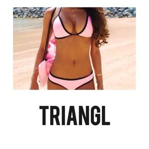 Flawless!👙TRIANGL Bikini, pink, sz Medium